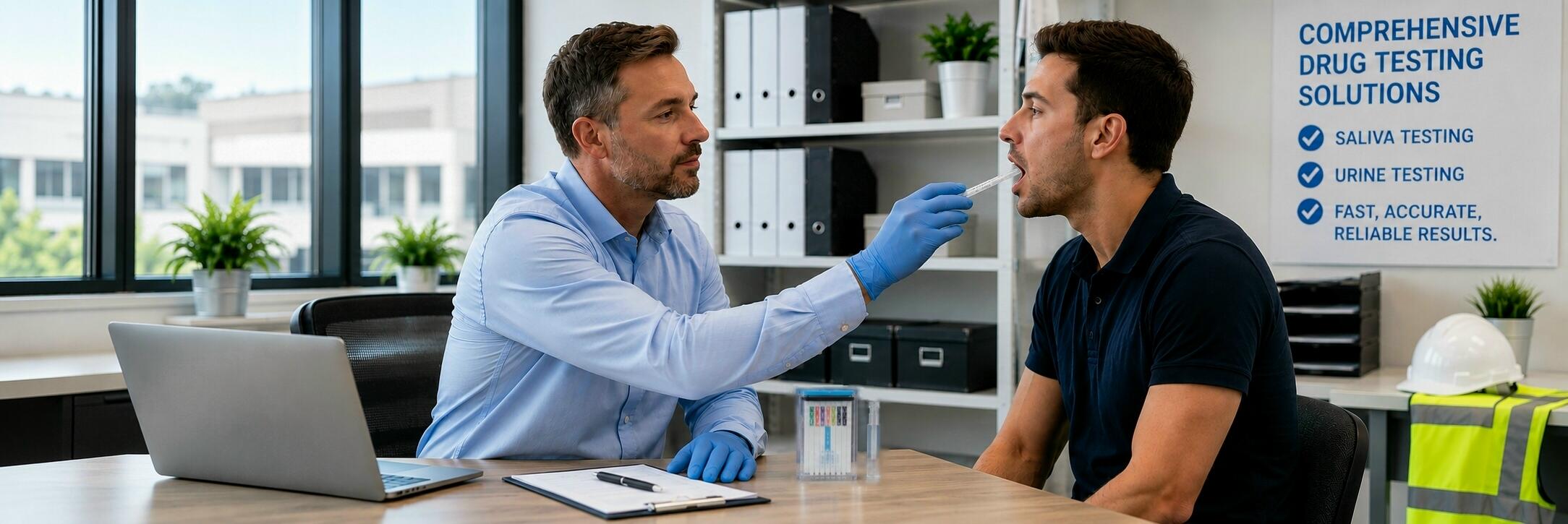 Saliva drug test done in a business setting in the Boise, Meridian, Nampa, Pocatello, Idaho Falls, or Rexburg locations.